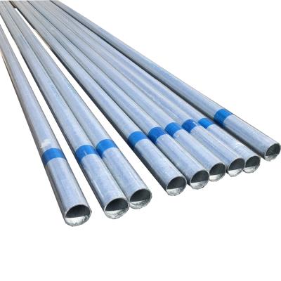 China Hot Selling Fluid Pipe Scaffolding Good Tube For Construction Galvanized Pre Welded Straight Gi Steel Pipe for sale