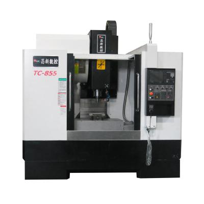 China Building material stores 2022 hot sale 3 axes 4 axis 5 spindle vmc 850/855 cnc milling machine vertical center with Fanuc/Mitsutbishi/Syntec/Siemens control for sale