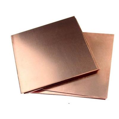 China Industrial or decorative factory direct sales, free samples, high quality copper sheet thickness 5mm for sale