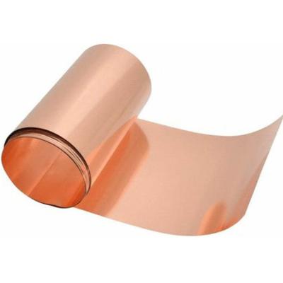 China Industrial or decorative factory direct sales, free samples, high quality copper sheet roll for sale