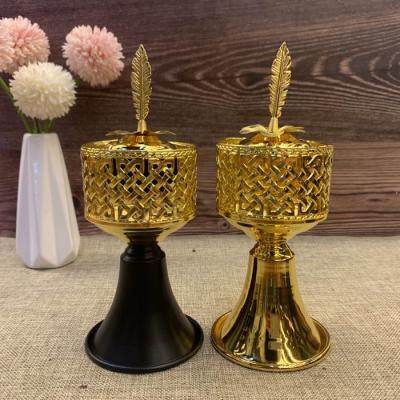 China 2022 High Quality Arabic New Metal Censer Middle East Bakhoor Charcoal Censer Censer New for sale