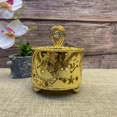 China 2021 Arabic Mabkhara Charcoal Oud Censer Metal Incense Burner High Quality Small Bakhoor Arabic Burner Incense Burner for sale