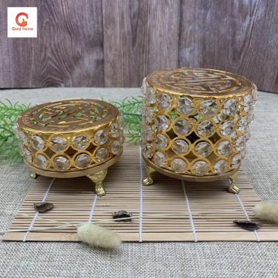 China Middle East Incense Burner New Product Square Mubkhar Crystal Incense Burner for sale