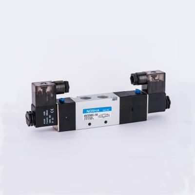 China 4V310 Series 18mm2 Solenoid Valve Three Position Three Position Pneumatic Valves (CV=1.00) 4V330C-10 4V330E-10 4V330P-10 Five 5 5/3 Way for sale