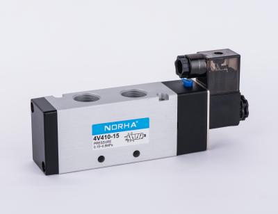 China 4V410 Series 50mm2 Solenoid Valve (CV=2.79) 4V410-15 Five Way 2 Position Two Position Pneumatic Control Valves 5 5/2 Way for sale