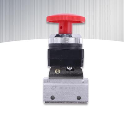 China 12 mSv mm2 (CV=0.67) Series MSV86321EB Mechanical Air Solenoid Valves Manual Operation Directional Mechanical Valve for sale