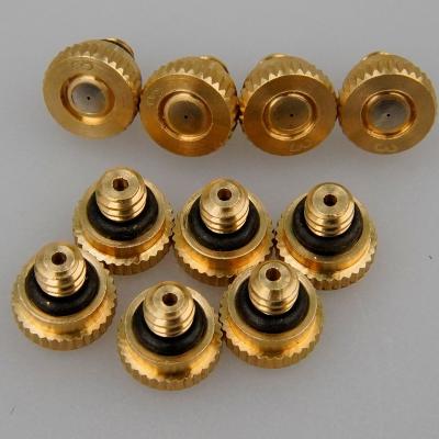 China Garden spraying brass nozzles, low pressure nozzles also available for tap water pressure for sale