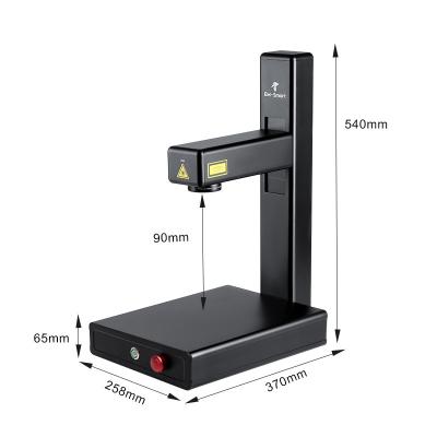 China Air Cooled Foldable Max 20W, 25W EM-Smart Nova Metal Laser Marking Machine with Weight 8.5Kg Only for sale