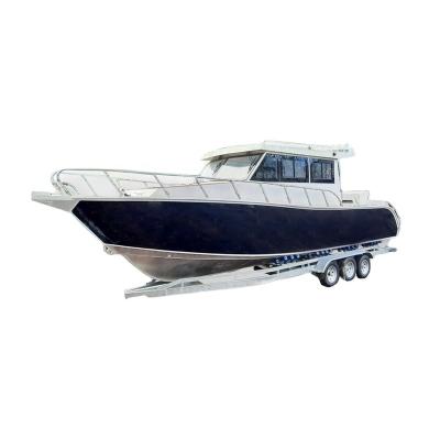 China Gospel 9m Aluminum Lifestyle Aluminum Fishing Boat For Party And Leisure for sale