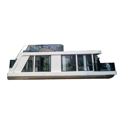 China 9m*4m*2.9m 41ft Gospel 12.5m Aluminum Pontoon Barge For Party And Leisure for sale