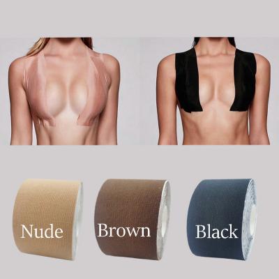 China Breathable Invisible Girls Lift Up Waist Breast Body Bun Women Body Band Invisible Breast Lift Boob Bandage for sale