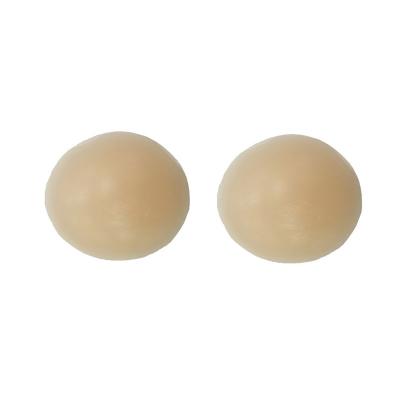 China Adhesive Invisible Ladies Round Self Adhesive Silicone Breast Nipple Pies Bare Silicone Nipple Covers Reusable for sale