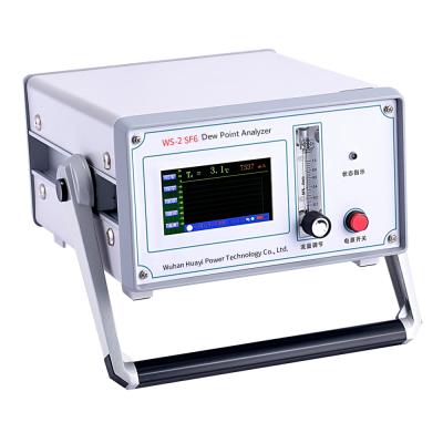 China SF6 Gas Analyzer Portable Dew Point Analyzer Water Content Test SF6 Water Content Meter SF6 Analyzer WS-2 for sale