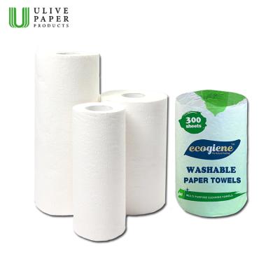 China Virgin Wood Pulp Ulive China Washable Absorbent Wholesale Cleaning Towel for sale