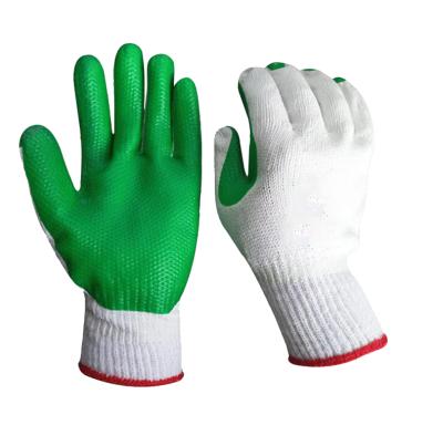 China Oil Proof Anti Oil Resistant Anti Cut Rubber Coated Safety Gloves for sale