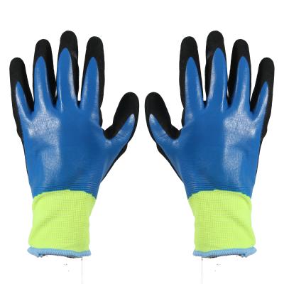 China Thermal Hi Strength Thermal Sandy Nitrile Coated Acrylic Gloves Thermal Working Gloves for sale