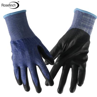 China Personal Protective Equipment Cut Resistant Protective , PU Palm Coating Cut Resistant Protective Safety Welding Hand Working Gloves for sale