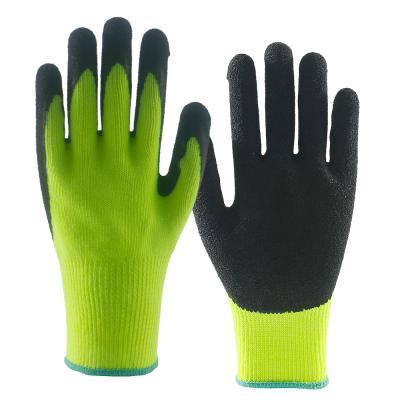 China Lightweight Durable Latex Coated Cut Resistant Safety Protective Gloves For Assembly Working Or Construction Gloves Work for sale