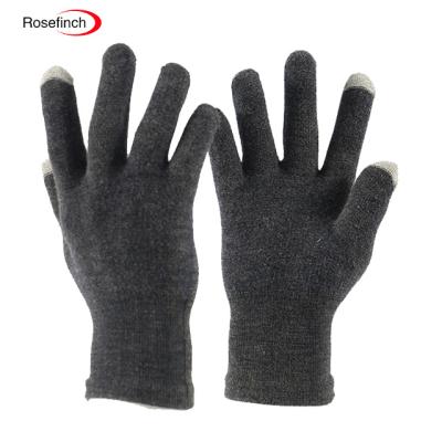 China Warm Winter Sheep Wool Touch Screen Protective Glove , Cold Protection Working Hand Gloves for sale