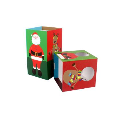 China New Style Handmade Custom Christmas Packaging Cardboard Fancy Paper Gift Box for sale