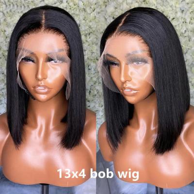 China Body Wave Wholesale 100% Brazilian HD Transparent Full Lace Natural Human Hair Wig Indian Raw Virgin Hair Lace Front Wigs Vendors for sale