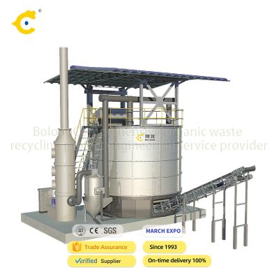 China Automatic waste recycling system for organic waste kitchen and fertilizer for sale