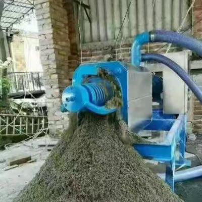 China Recycled Dewatering Industry Chicken Manure Machine Screw Press Animal Waste Dewatering Machine Pig Manure Dewatering Machine for sale