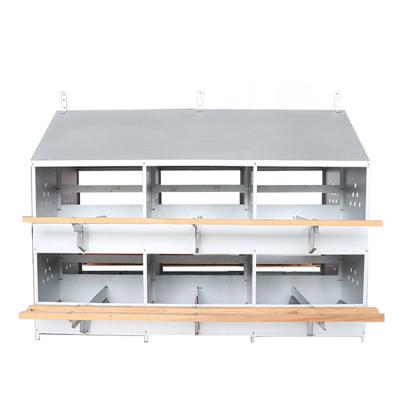 Китай Collecting Eggs Small Scale Poultry Processing Equipment Poultry Feeding Equipment Chicken Cage With Laying Box продается