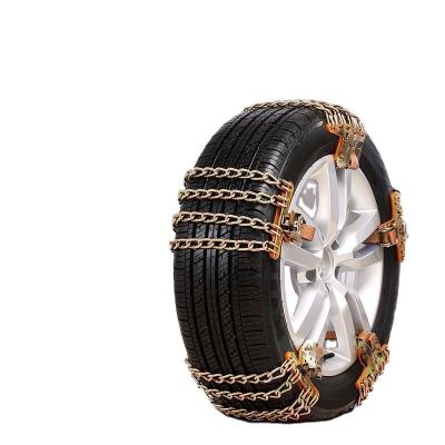 China Single Metal Snow Chain Tire Tire Width Upgrade Thickening Adjustable Car SUV Truck for sale