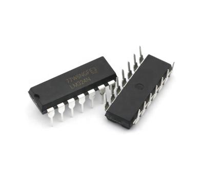 China New standard original LM324N LM324 324N imported IC chip LM324N IC chips for sale