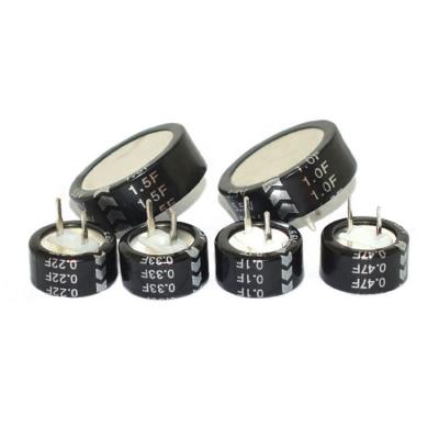 China New standard original type 4F 5.5V double layer capacitor V farad capacitor V type 4F 5.5V for sale