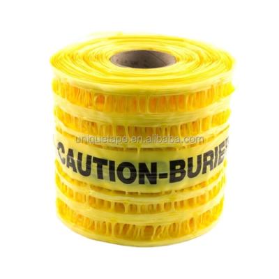 China Underground Utilities Sign To Warn Warning Gas Detect Warning Mesh Tape Pipe Underground for sale