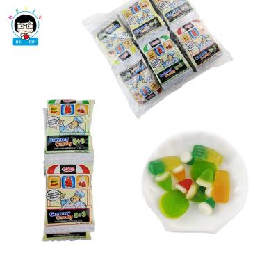 China Hepin Series Various Natural Funny Sandwich Jelly Vegetable Shape Gummy Candy Soft Chewy for sale