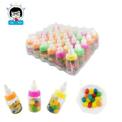 China Jelly Bean In Bottle Fruit Soft Colorful Custom Wholesale Normal Jelly Bean Candy for sale