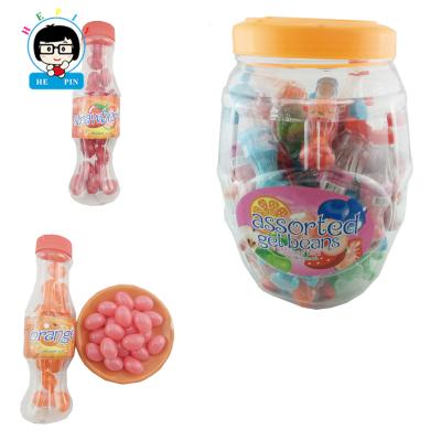 China Hepin Normal Manufacture Wholesale Cheap Price Mix-color Assorted Sweet Fruit Jelly Bean Candy for sale