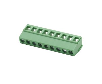 China PA66 PCB Screw Terminal Block HW128V Pitch 5.0 / 5.08 / 7.5mm for sale