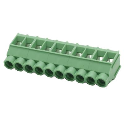 China PA66 PCB Screw Terminal Block HW762V Pitch 7.62mm for sale