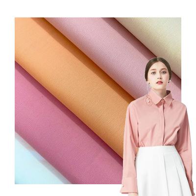 China Wrinkle Resistant Wholesale Fabrics By The Yard Dress Polyester / Cotton Tc Fabric For Women Garment for sale