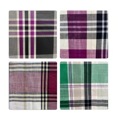 China Breathable 2022 By The Yard 100%cotton Checked Yarn Dyed Fabric For Shirt for sale