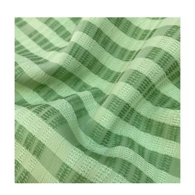 China Lot Textile Fabrics Breathable High End Stock Rayon Polyester Dress Jacquard Fabrics for sale