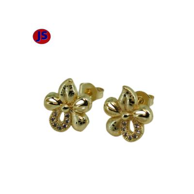 China 2023 Trendy Fashion Earrings 2023 Party AAA Trendy Flower Earrings With Zircon Pattern Jewelry for sale