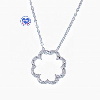 China FASHIONABLE Custom Design 925 Silver Clover Necklace Women Fashion Necklace Set for sale