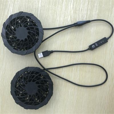 China Summer Outdoor 5V USB Apparel Fan for Unisex Workwear Jacket Clothes for sale