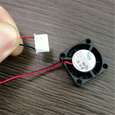 China Air-condition clothes 25X25X7mm 2 Pin Brushless Cooling Fan Cooler with DC 5V 12V for sale