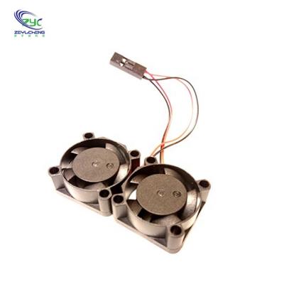 China Air-condition Clothes 12V 2Pin 2510 DC 9Blades Blower With Connector for sale