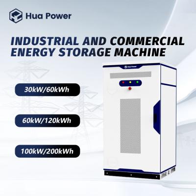 Chine BESS Armoire de stockage de l'énergie par batterie 200 kWh 120 kWh 60 kWh Système de stockage par batterie solaire tout en un à vendre