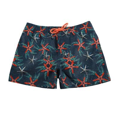 China Plus Size 2022 Summer Boy Trunks Print Kids Beach Wear Kids Pockets Shorts Swimwear for sale