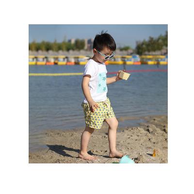 China Wholesale Plus Size Printed Cute Cartoon Shorts Beach Kids Swimwear Boy Quick Dry Swim Trunks for sale