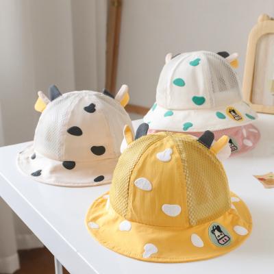 China Fashion spring boy girl sun visor hat children and summer baby hat mesh ventilation fisherman hat for sale