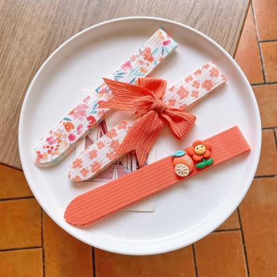 China New Fashion Cartoon Flower Bow Hair Circle Head Hair Band Lovely Sweet Art Cartoon For Princess Girl for sale